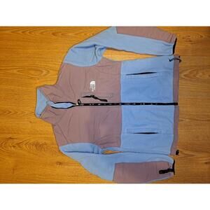 North Face Denali Fleece Jacket Womens Small Blue Full Zip